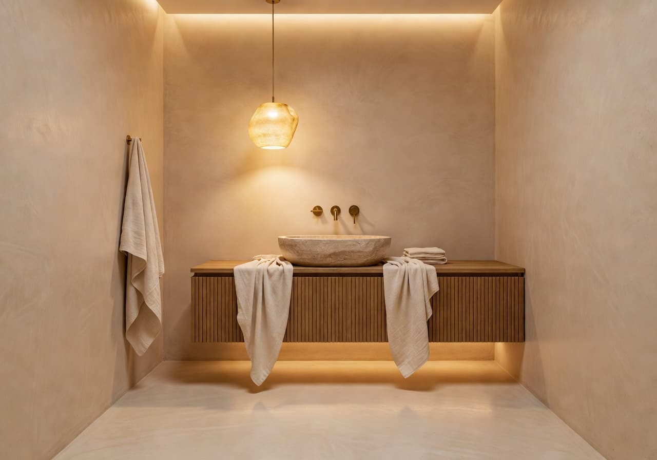 Bathroom AI Design preview generated by DecorAI AI home design app from a room photo
