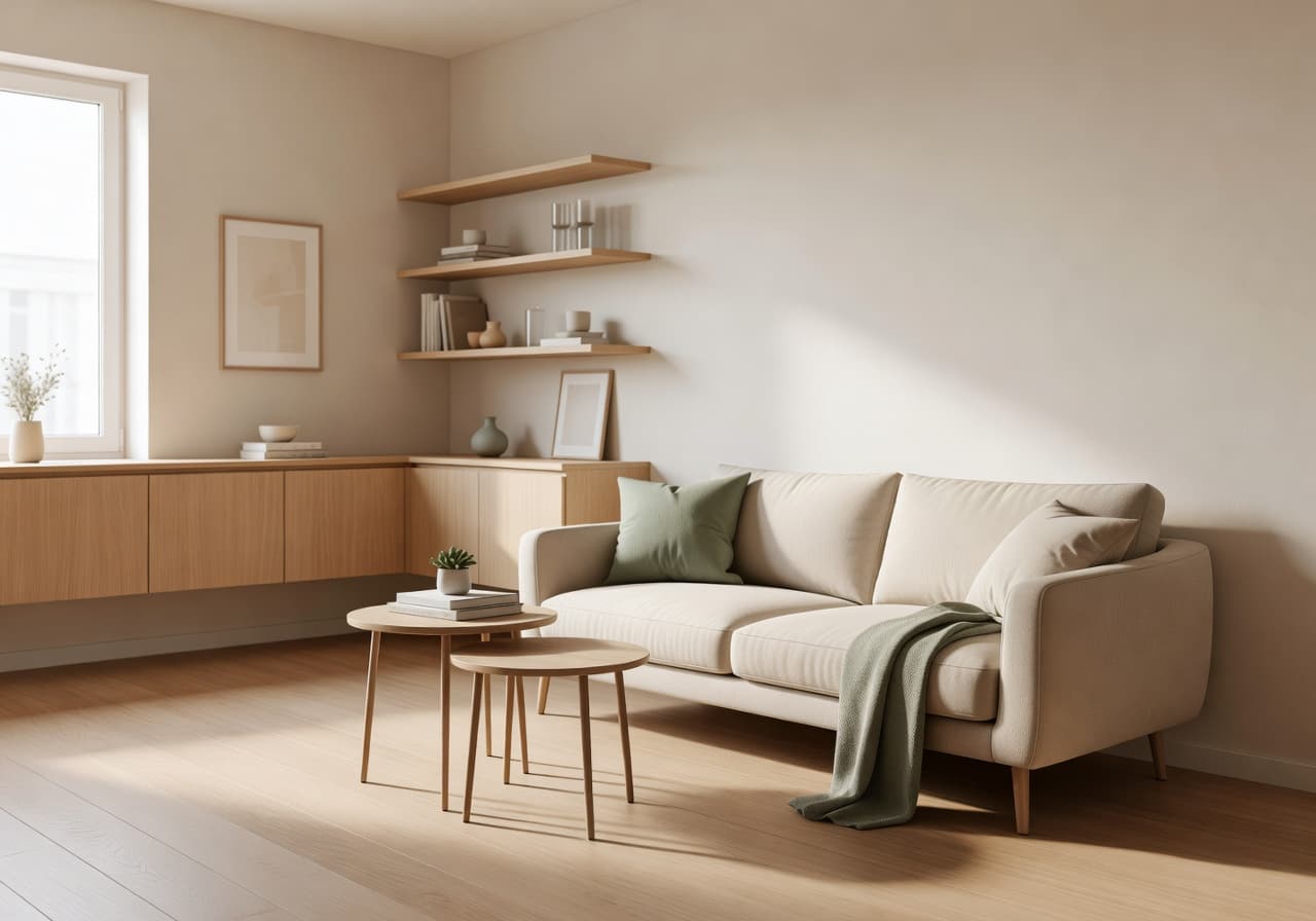 Small Apartment AI Design preview generated by DecorAI AI home design app from a room photo